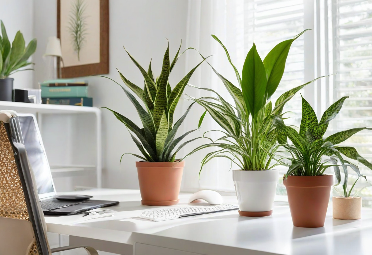 Air-Purifying Desk Plants: NASA-Approved Species for Desks
