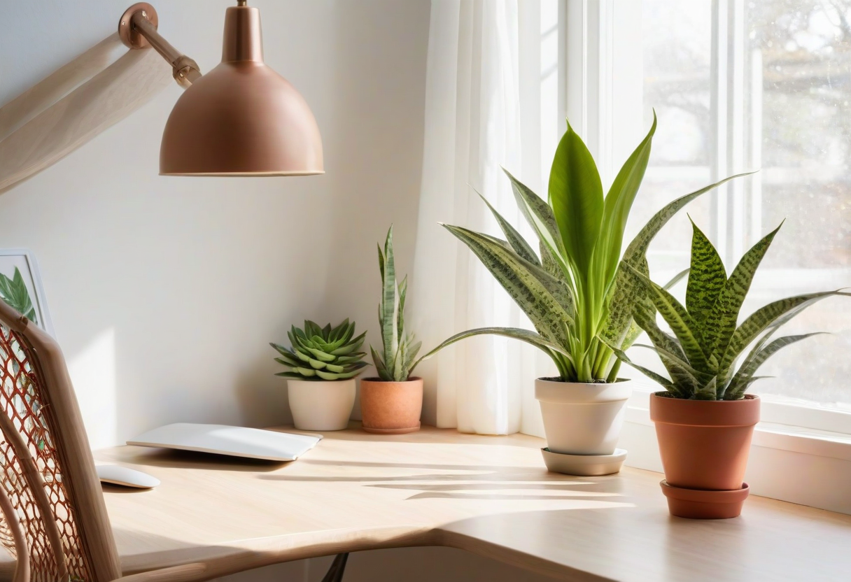 7 Low-Maintenance Desk Plants That Improve Air Quality
