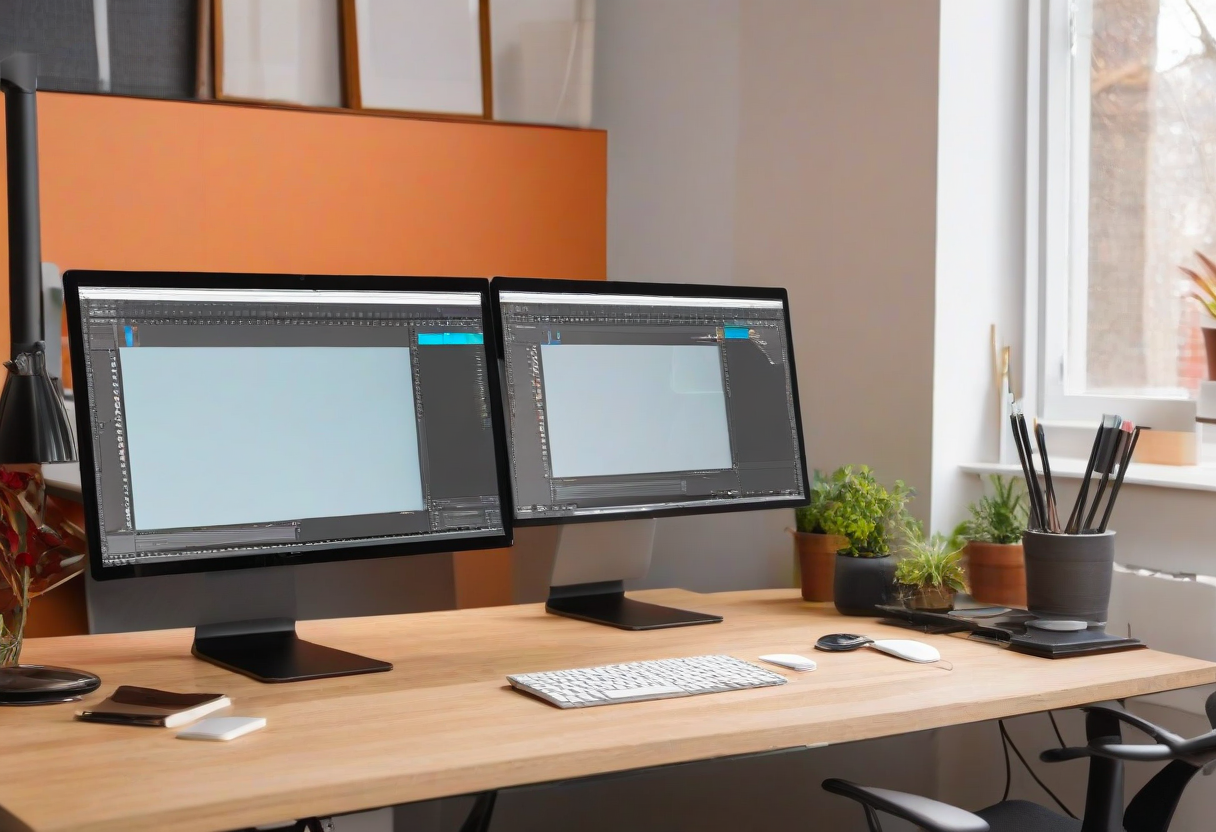 Desk Setup for Graphic Designers: Color Accuracy and Tablet Space