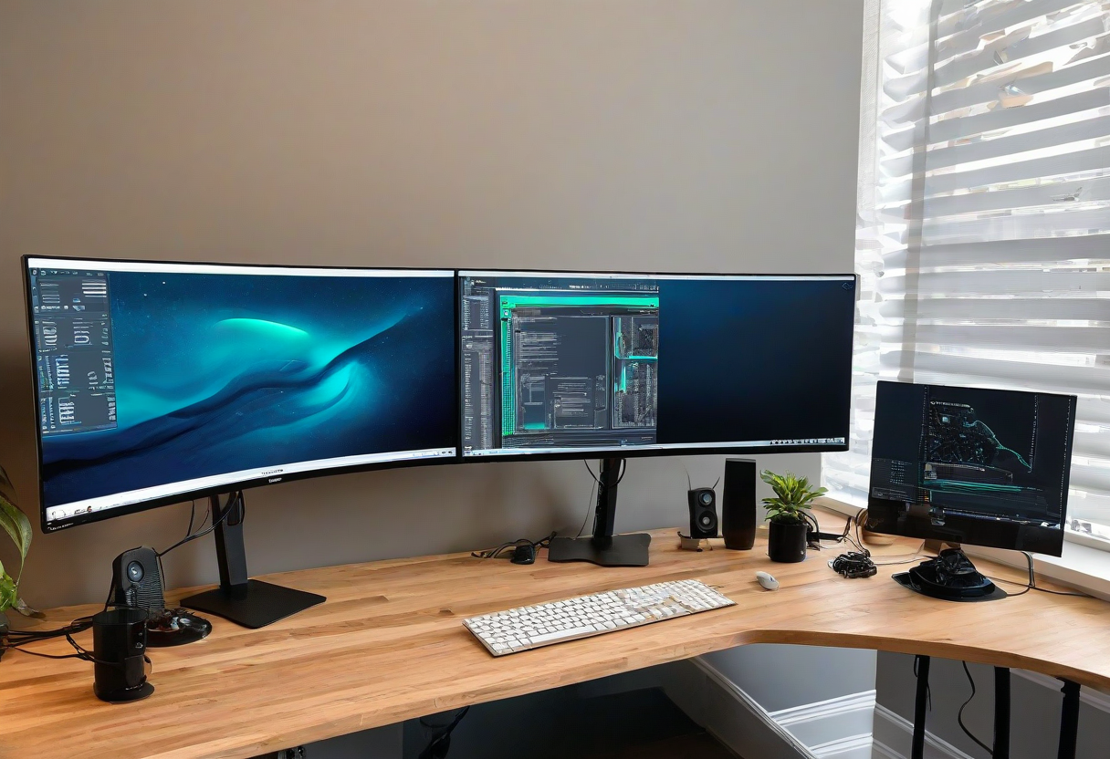 Desk Setup for Programmers: Dual Ultrawide Monitor Guide