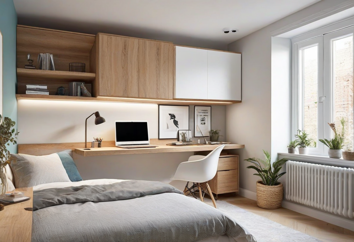 How to Set Up a Home Office in a Small Bedroom