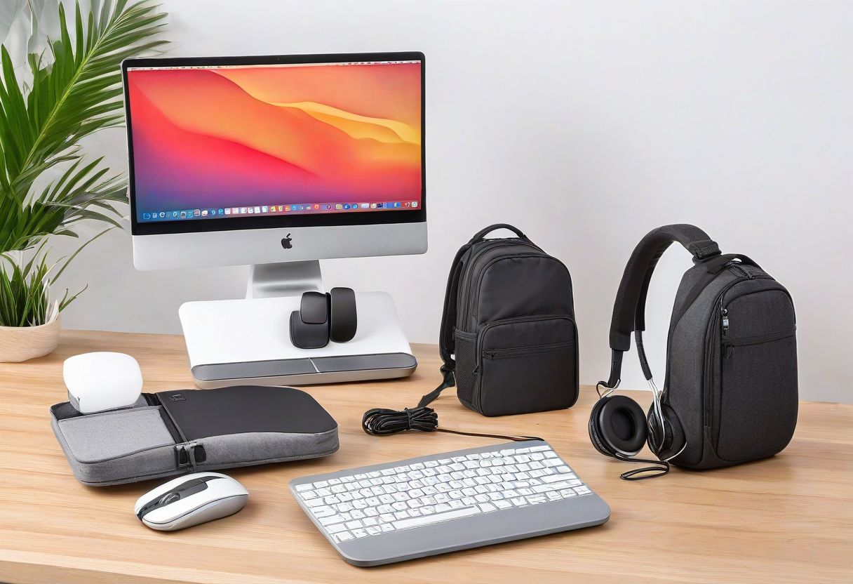 Portable Desk Setup for Working from Cafes and Coworking Spaces