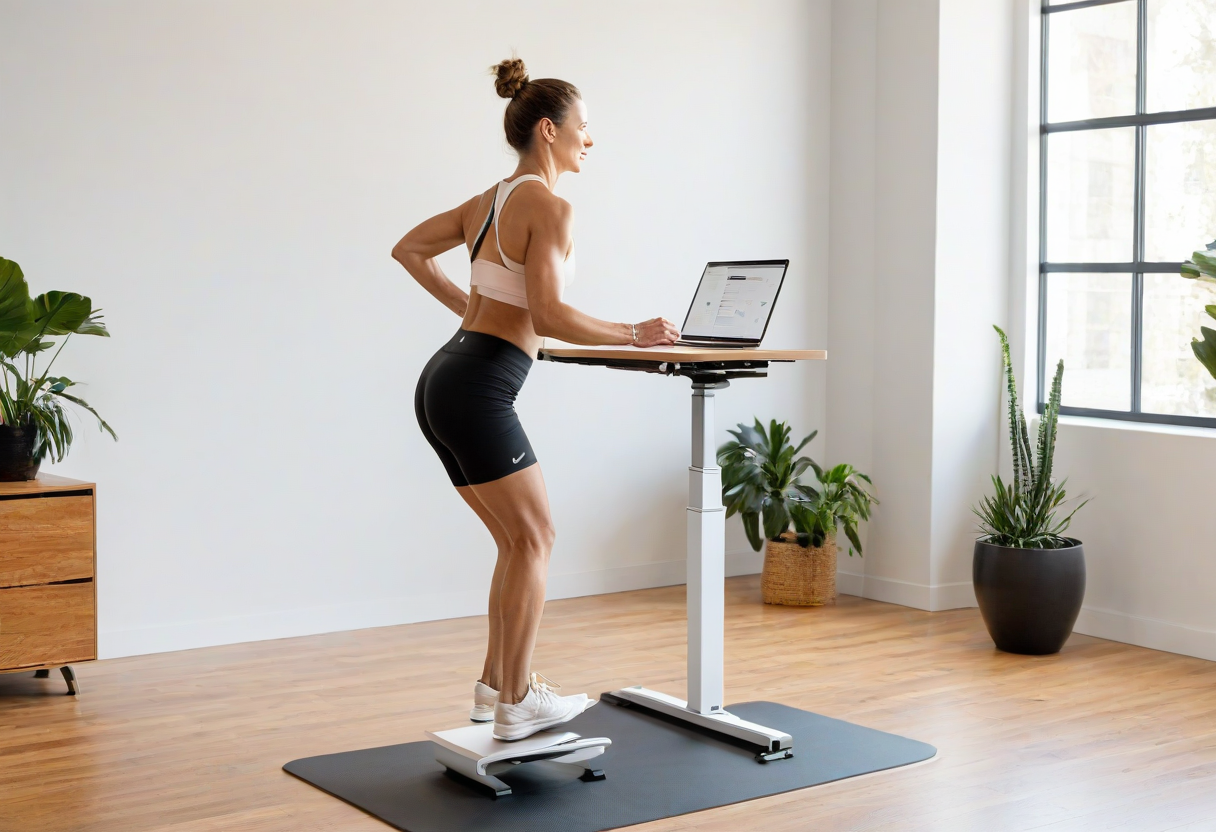 Standing Desk Exercises: 5 Moves to Do While Standing