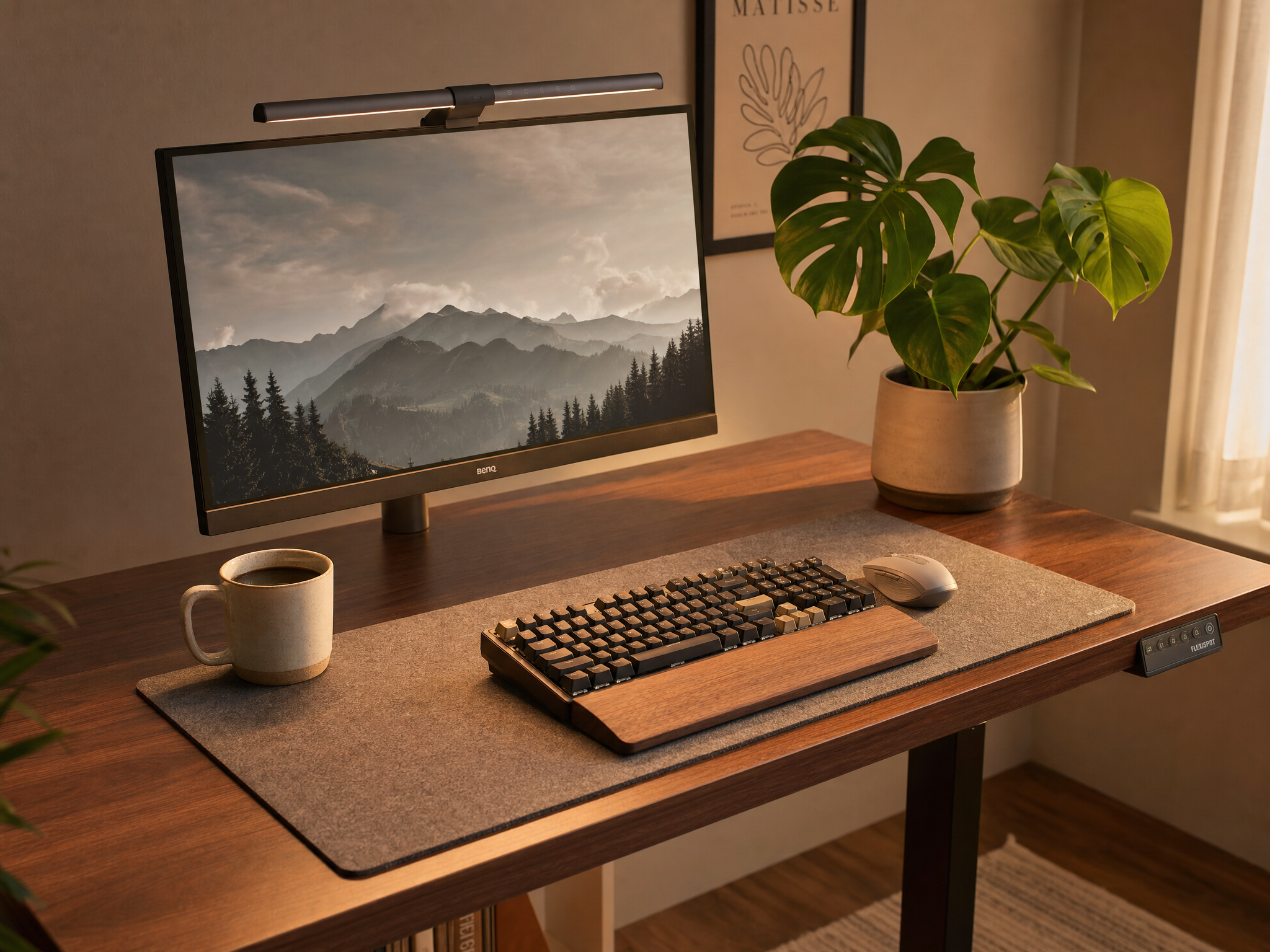 Warm Cozy Workspace